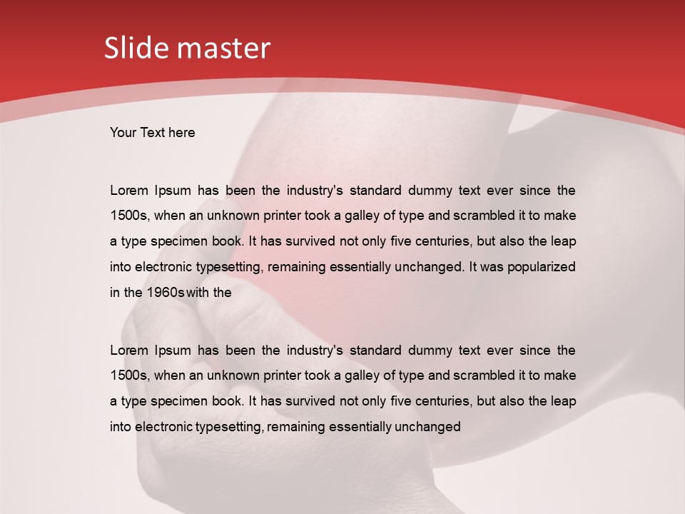 A Person Holding Their Arm In Pain Powerpoint Presentation PowerPoint Template