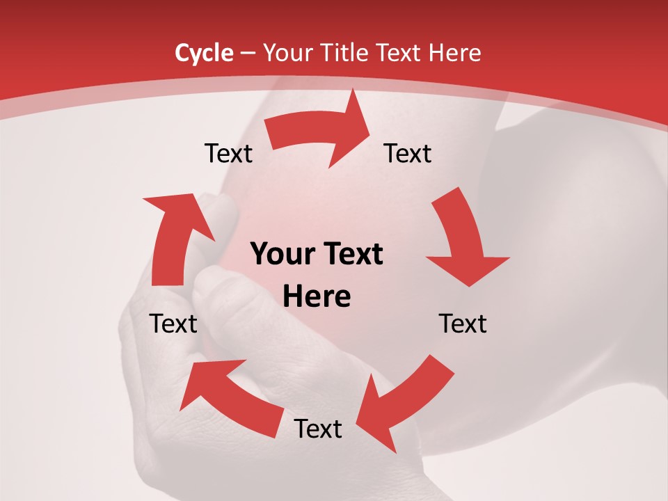 A Person Holding Their Arm In Pain Powerpoint Presentation PowerPoint Template