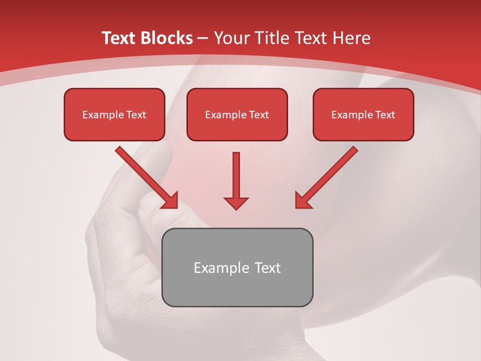 A Person Holding Their Arm In Pain Powerpoint Presentation PowerPoint Template