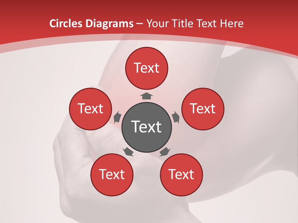 A Person Holding Their Arm In Pain Powerpoint Presentation PowerPoint Template