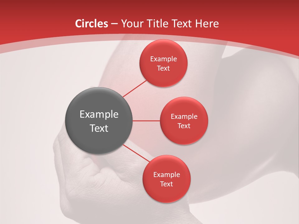 A Person Holding Their Arm In Pain Powerpoint Presentation PowerPoint Template