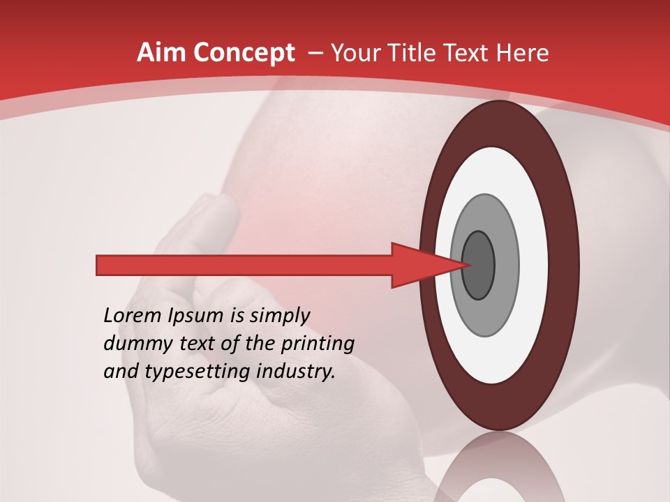 A Person Holding Their Arm In Pain Powerpoint Presentation PowerPoint Template