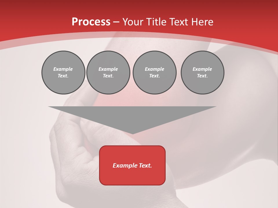 A Person Holding Their Arm In Pain Powerpoint Presentation PowerPoint Template