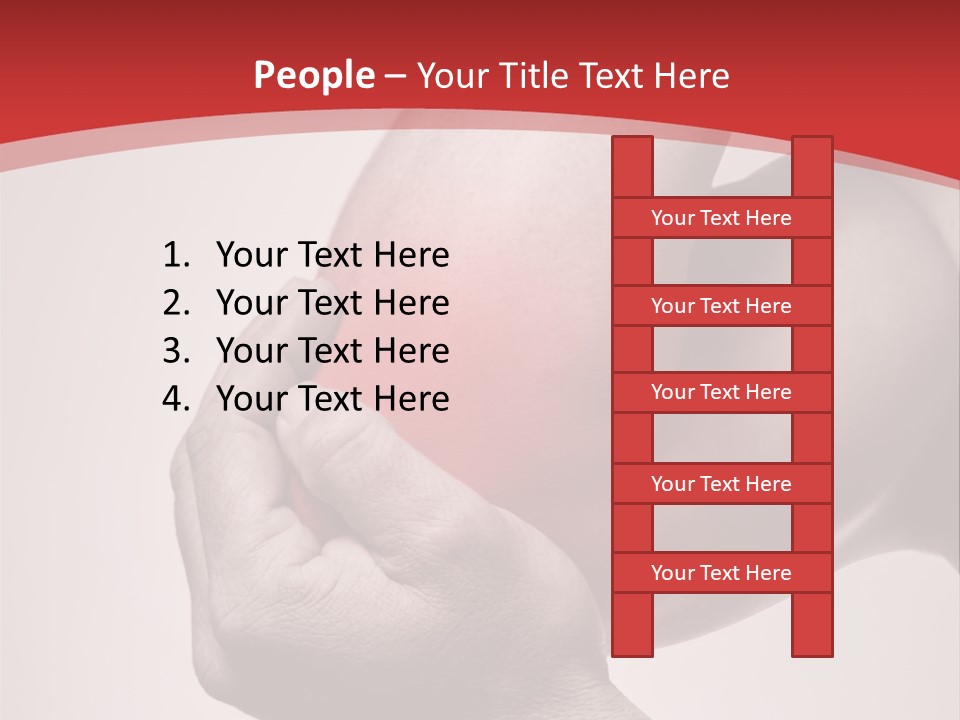 A Person Holding Their Arm In Pain Powerpoint Presentation PowerPoint Template