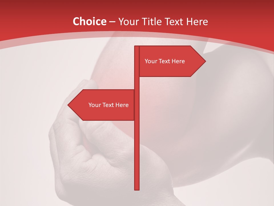 A Person Holding Their Arm In Pain Powerpoint Presentation PowerPoint Template