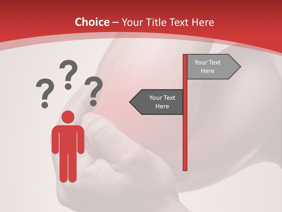 A Person Holding Their Arm In Pain Powerpoint Presentation PowerPoint Template