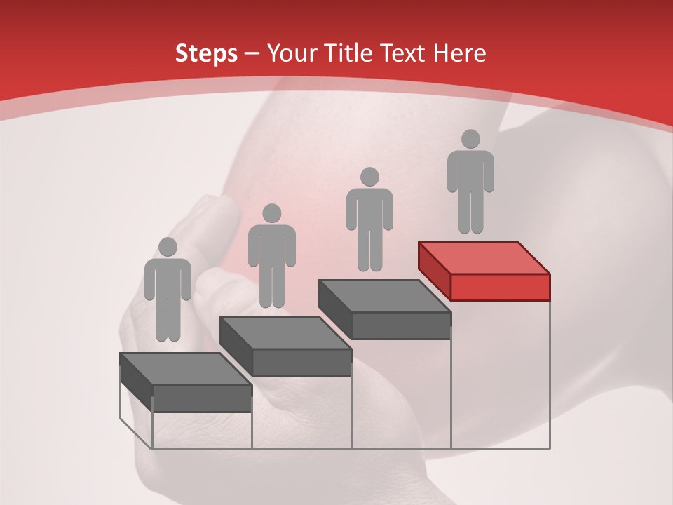 A Person Holding Their Arm In Pain Powerpoint Presentation PowerPoint Template