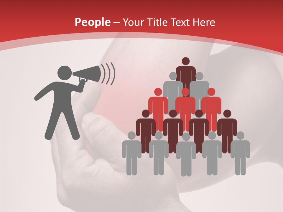 A Person Holding Their Arm In Pain Powerpoint Presentation PowerPoint Template