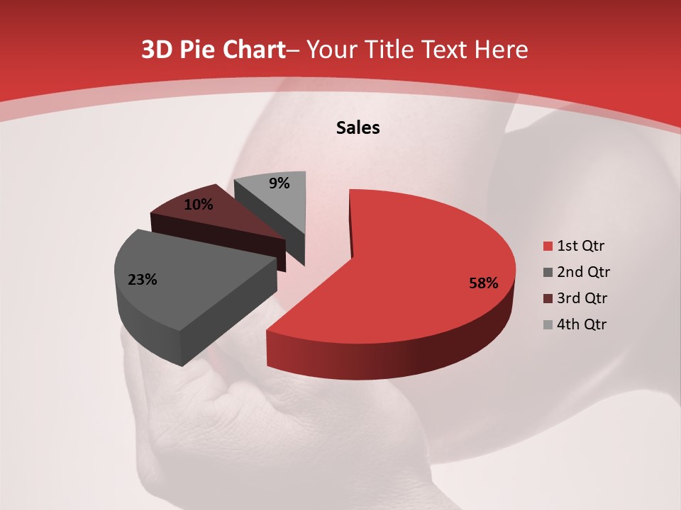 A Person Holding Their Arm In Pain Powerpoint Presentation PowerPoint Template