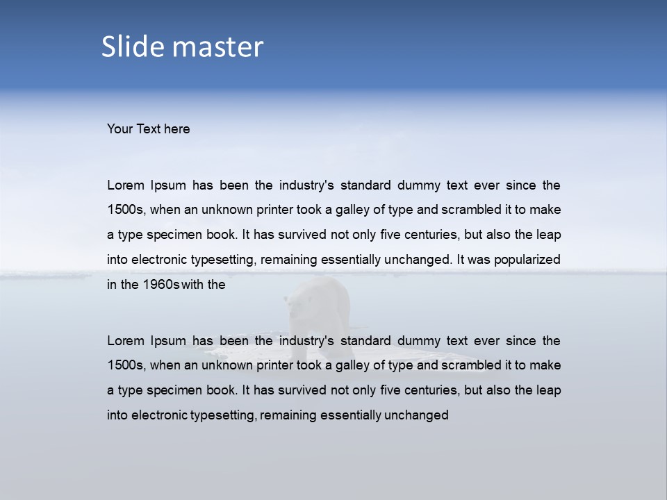 Purity Color Beauty PowerPoint Template