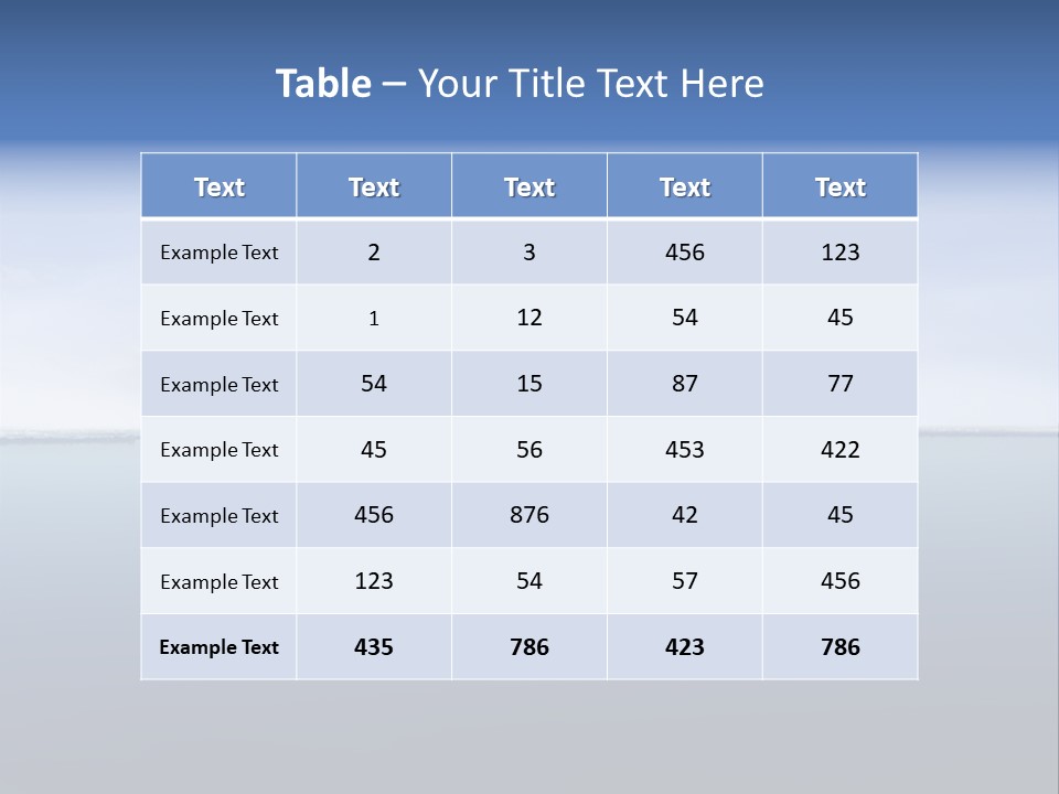 Purity Color Beauty PowerPoint Template