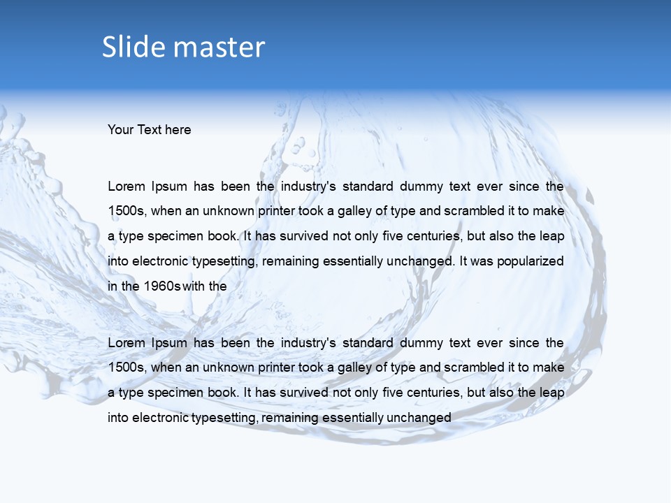 Purity Color Beauty PowerPoint Template