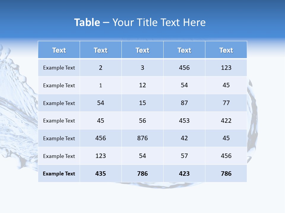 Purity Color Beauty PowerPoint Template