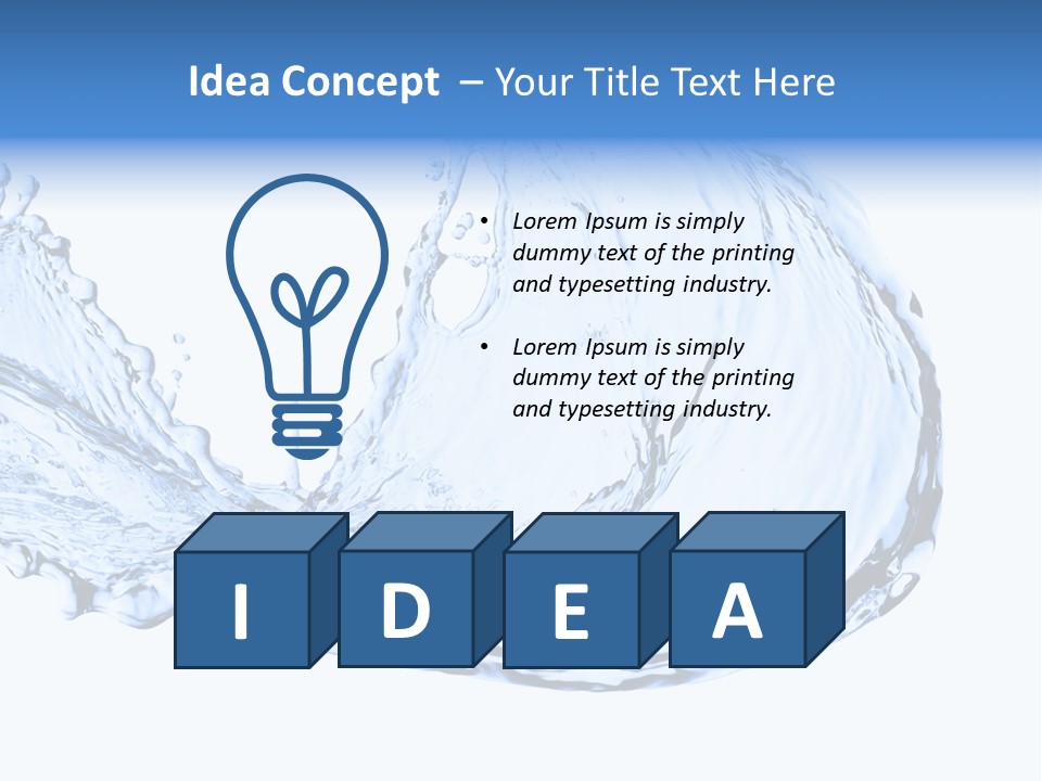 Purity Color Beauty PowerPoint Template