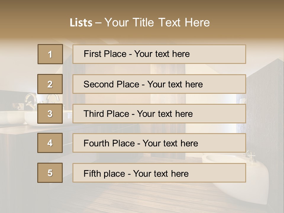 Apartment Wooden Classic PowerPoint Template