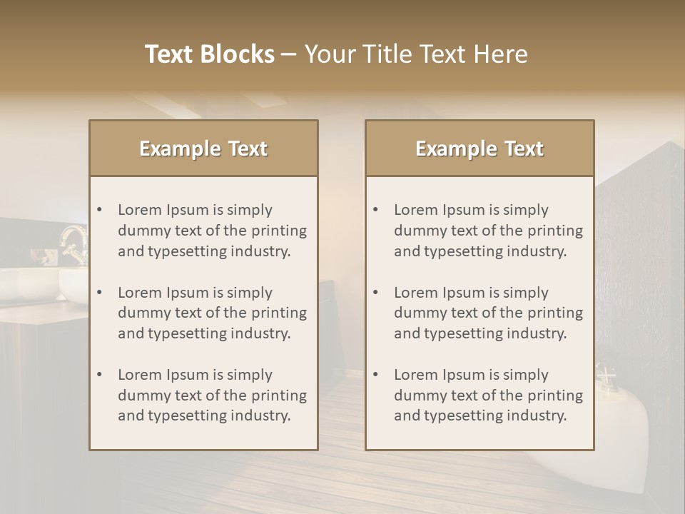 Apartment Wooden Classic PowerPoint Template