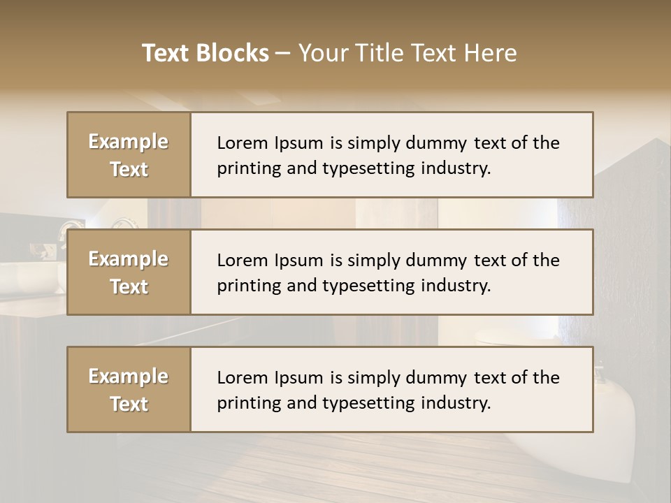 Apartment Wooden Classic PowerPoint Template