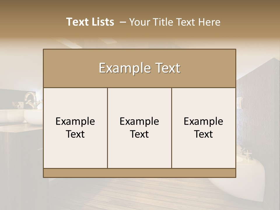 Apartment Wooden Classic PowerPoint Template