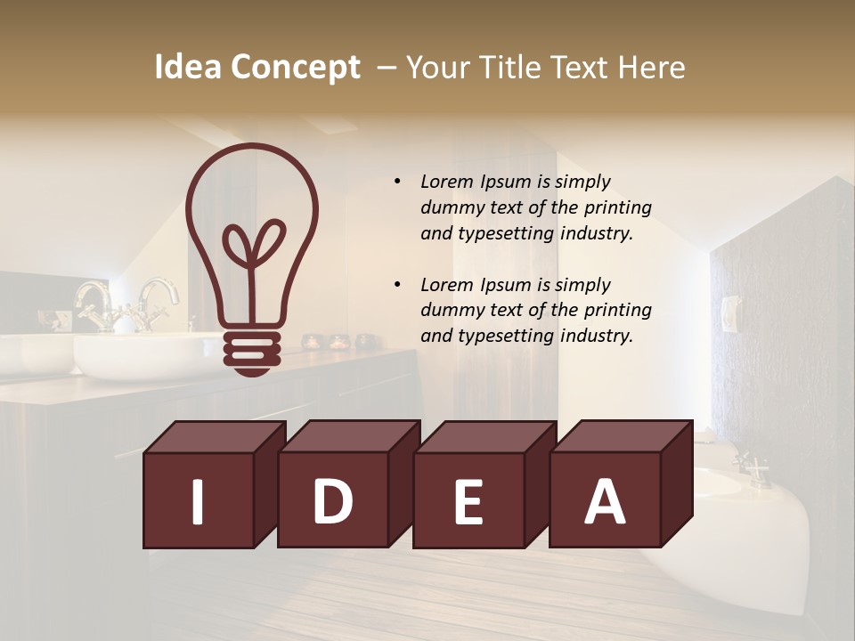 Apartment Wooden Classic PowerPoint Template