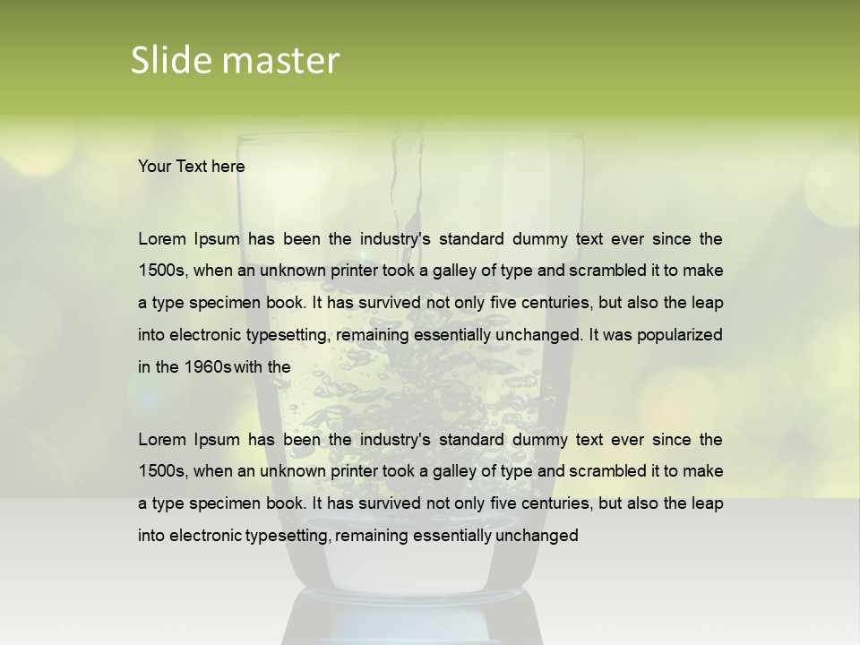 Health Beauty Ripple PowerPoint Template