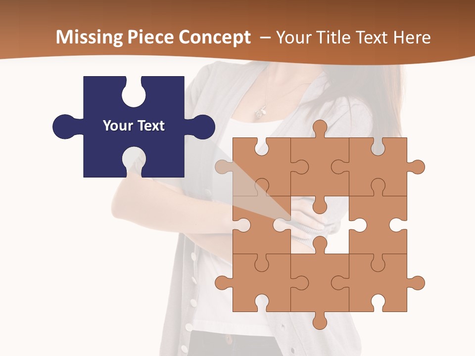 Typing Attractive Focus PowerPoint Template