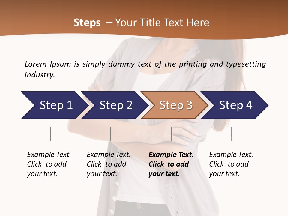 Typing Attractive Focus PowerPoint Template