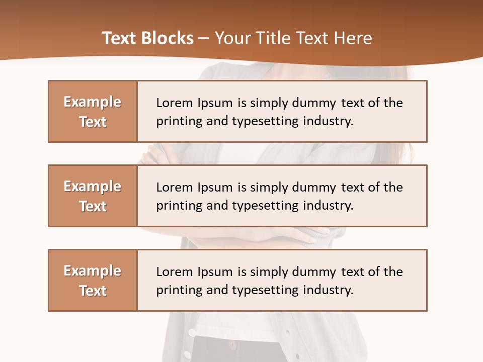 Typing Attractive Focus PowerPoint Template