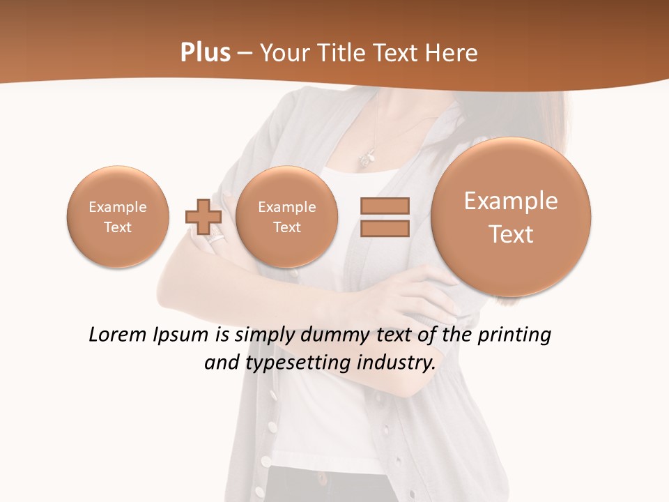 Typing Attractive Focus PowerPoint Template