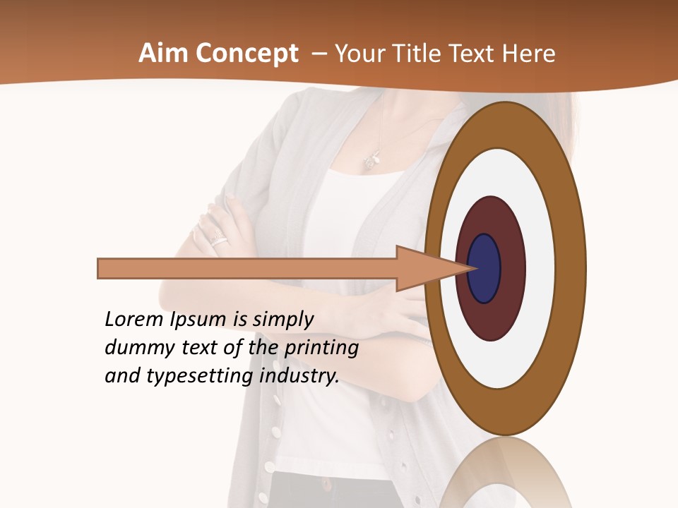 Typing Attractive Focus PowerPoint Template