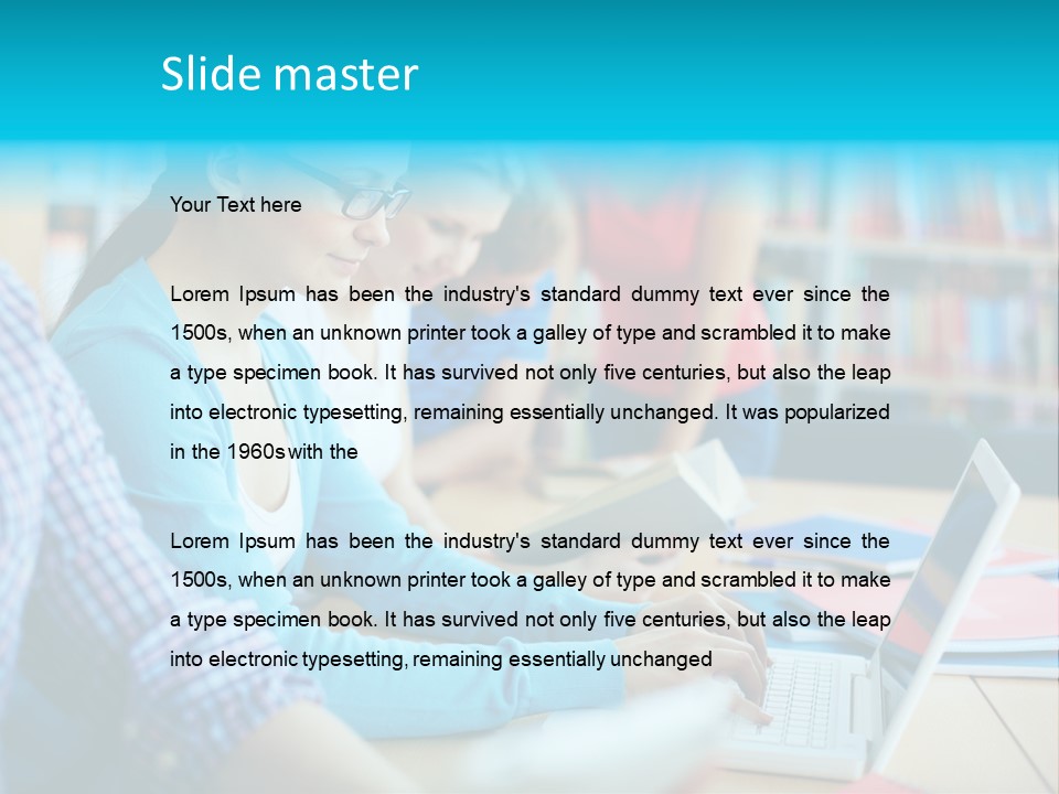 Typing Attractive Focus PowerPoint Template