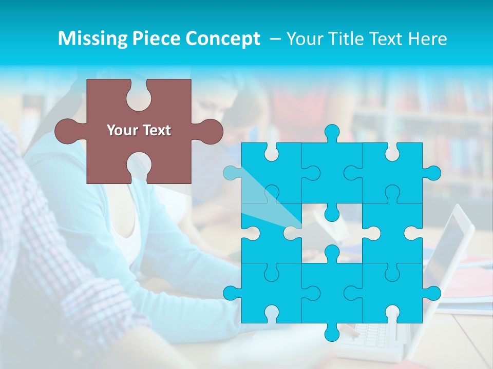 Typing Attractive Focus PowerPoint Template