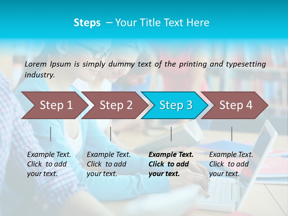 Typing Attractive Focus PowerPoint Template