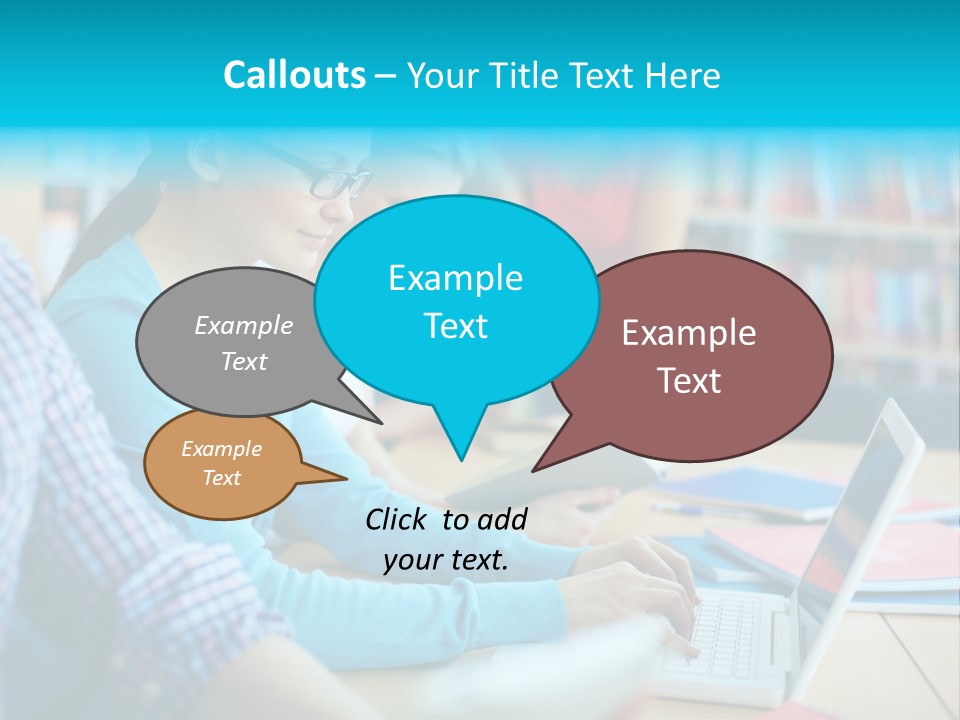 Typing Attractive Focus PowerPoint Template