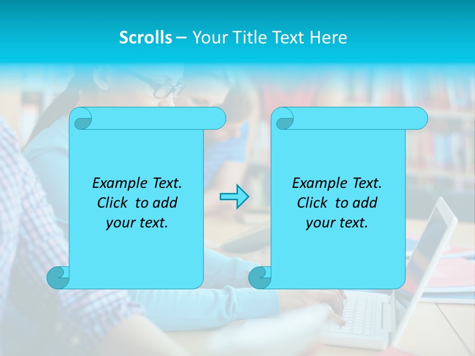 Typing Attractive Focus PowerPoint Template