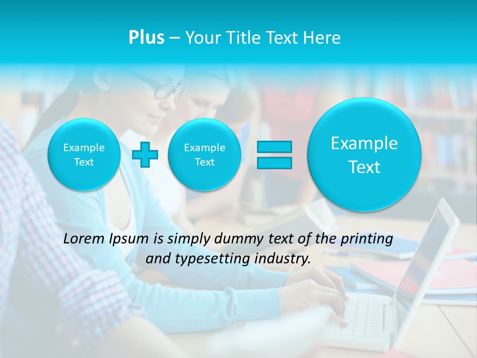 Typing Attractive Focus PowerPoint Template