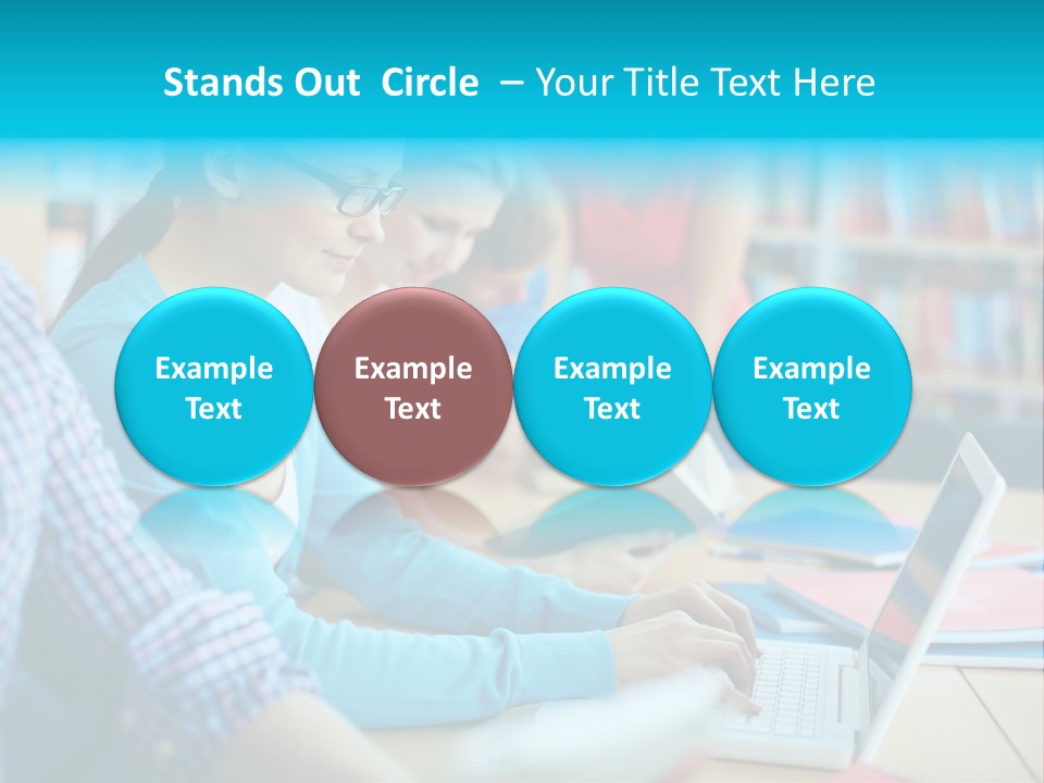 Typing Attractive Focus PowerPoint Template