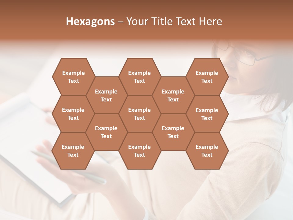 Businesswoman Female Seminar PowerPoint Template