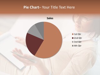 Businesswoman Female Seminar PowerPoint Template