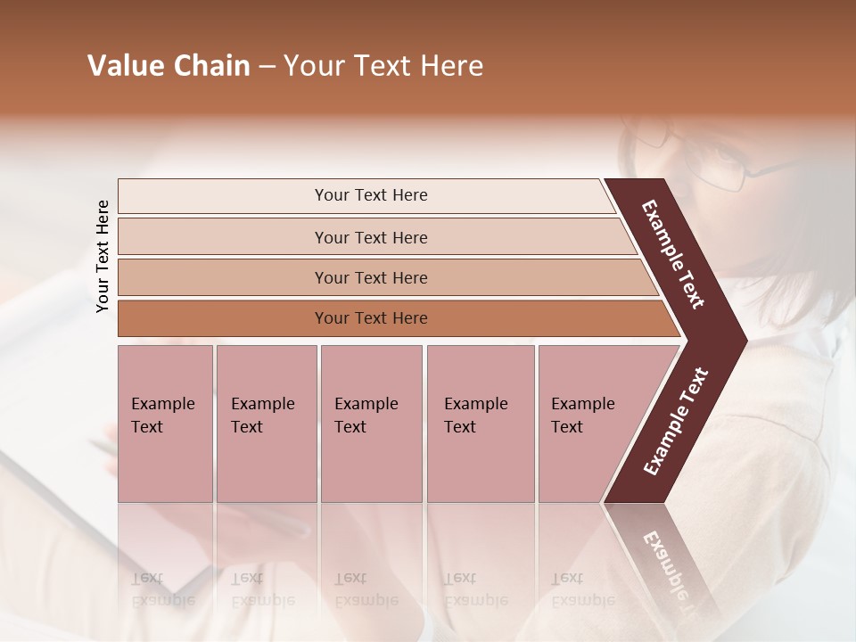 Businesswoman Female Seminar PowerPoint Template
