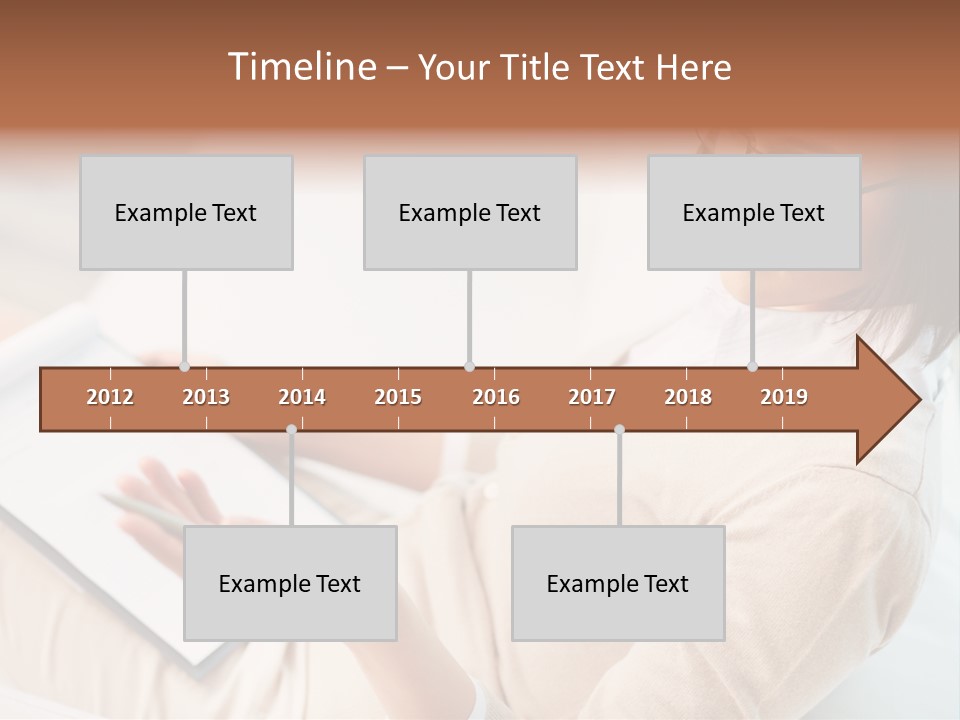 Businesswoman Female Seminar PowerPoint Template