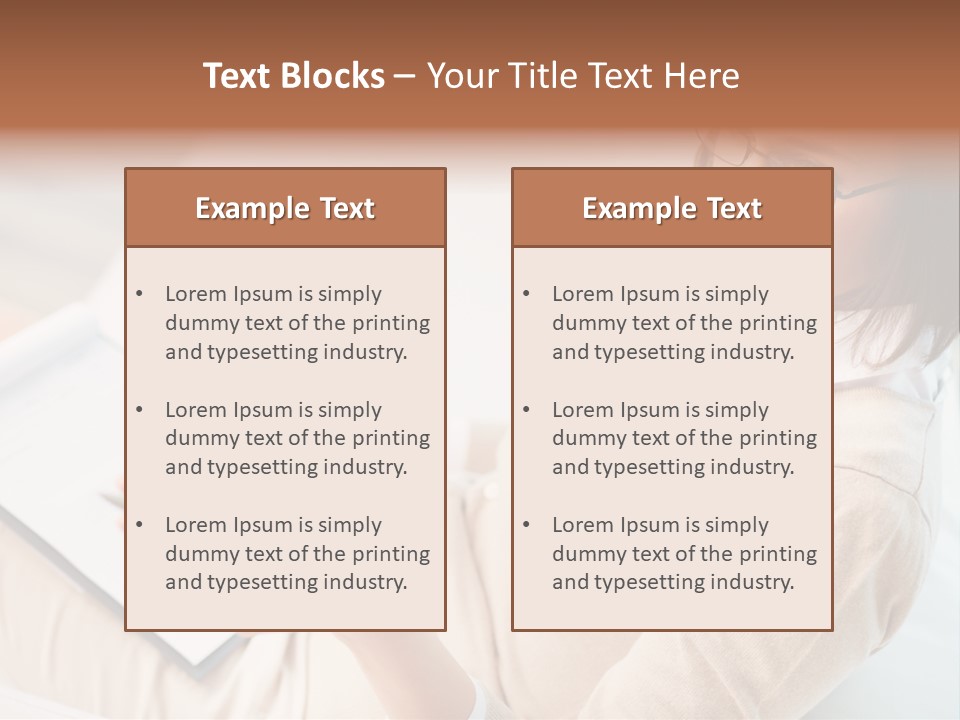 Businesswoman Female Seminar PowerPoint Template