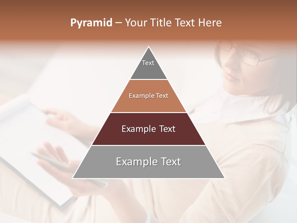 Businesswoman Female Seminar PowerPoint Template