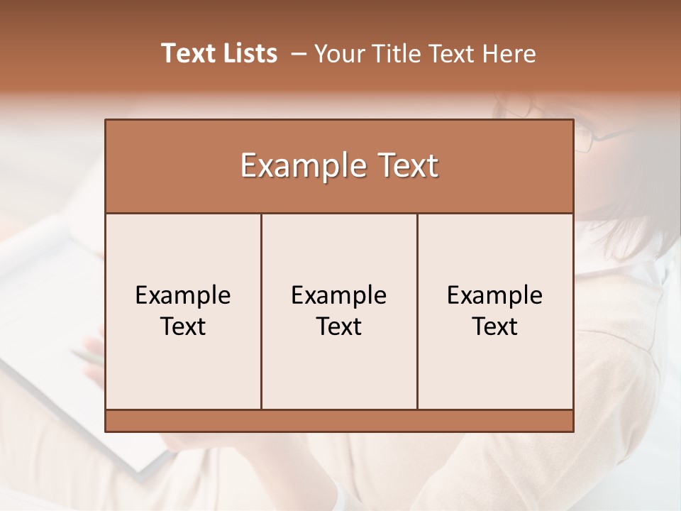 Businesswoman Female Seminar PowerPoint Template