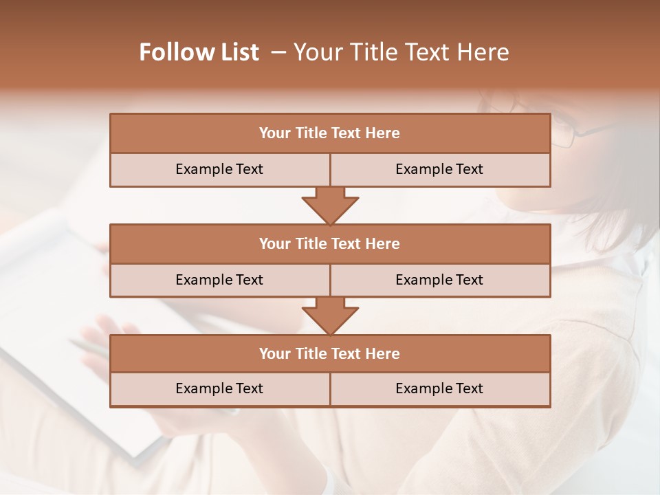 Businesswoman Female Seminar PowerPoint Template