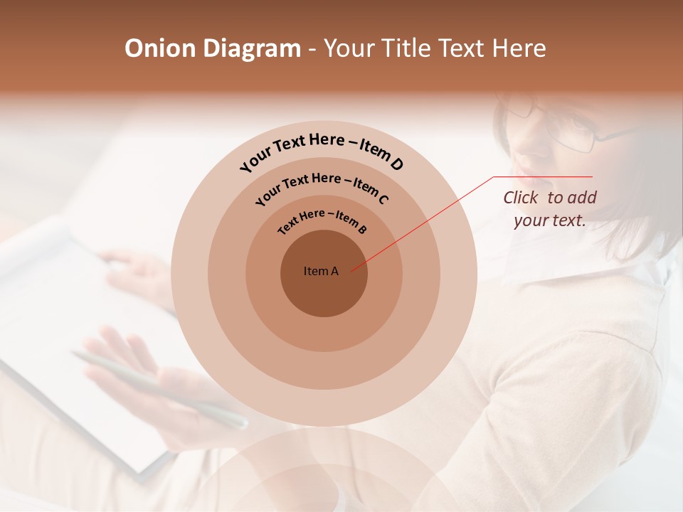 Businesswoman Female Seminar PowerPoint Template