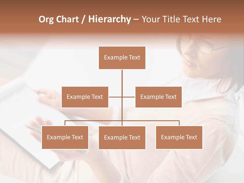 Businesswoman Female Seminar PowerPoint Template