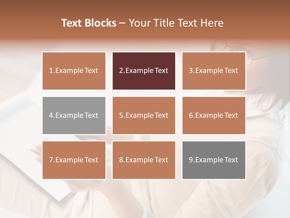 Businesswoman Female Seminar PowerPoint Template