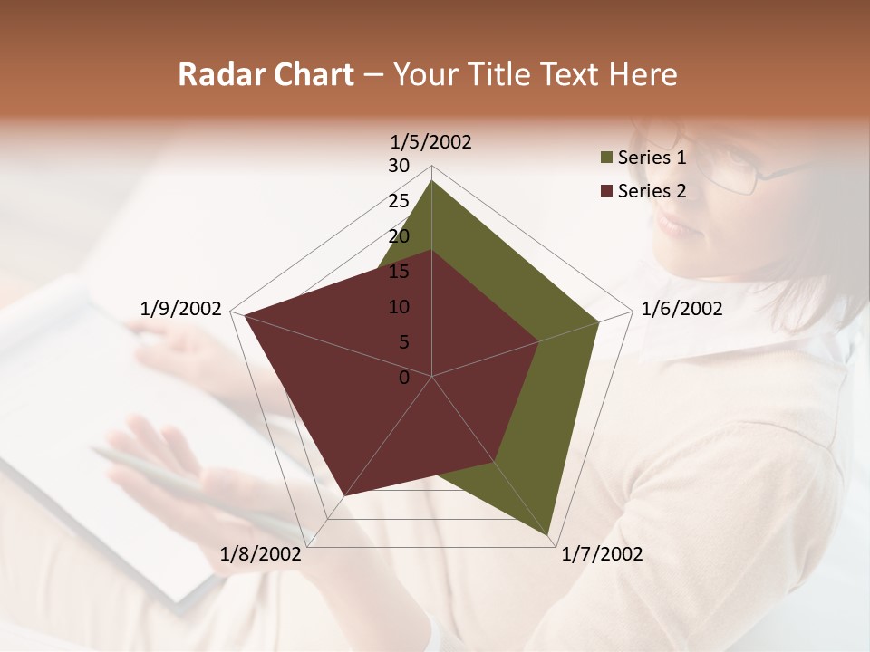 Businesswoman Female Seminar PowerPoint Template