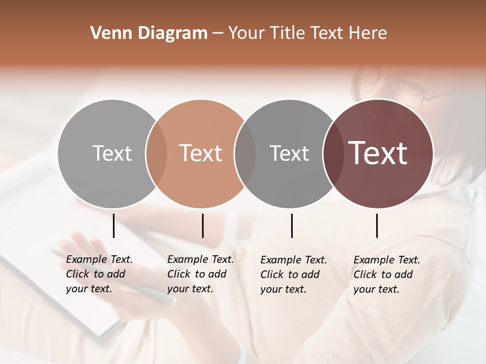 Businesswoman Female Seminar PowerPoint Template