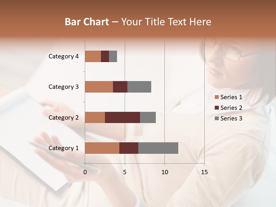 Businesswoman Female Seminar PowerPoint Template